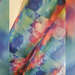 SOLD Far Out Pants - Geometric Rainbow